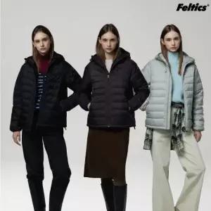 펠틱스 26FW 여성 오리털 장기모 중경량 패딩 1종