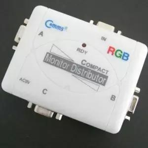 [알티피아]모니터 분배기 영상 출력 공유기 RGB 3포트