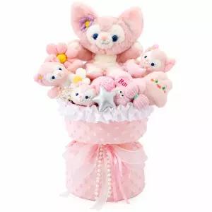 인형꽃다발 레이스 장식 생일선물