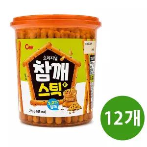 청우 참깨스틱 220g x 12개 /1박스