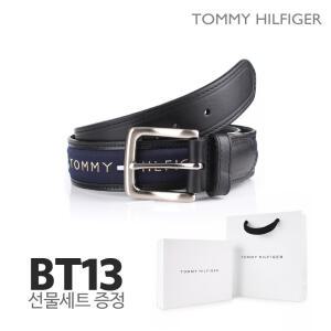 [타미힐피거] 남성 가죽벨트 정품 BT13 단면벨트 (선물포장세트)