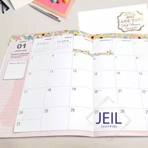 2027 먼슬리플래너 / 데스크플래너 스케줄러 스케줄캘린더 업무노트 다어이리