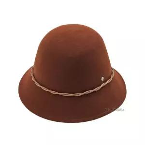 [라벨루쏘] [헬렌 카민스키] FW24 여성 헬레네 클로슈햇 HAT51844 DEEP CUOIO