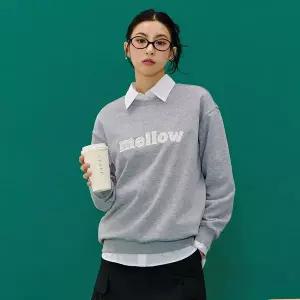 [하프클럽/체이스컬트]여성 레이스 그래픽 맨투맨 티셔츠-EARG5165B0B