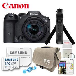 캐논 EOS R7 18-150mm IS STM KIT / 아이리버 슈팅그립 패키지 8종세트 / 128G+슈팅그립 / TJ