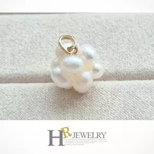 [호림쥬얼리]14K Gold 밥풀담수 히트_예쁜(HR)14K 뉴 크리스 진주 펜던트