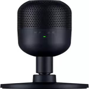 세이렌 V3 미니 USB 마이크 콘덴서 - 슈퍼카디오이드 픽업 패턴 LED 표시등이 있는 탭 투 뮤트 센서 쇼크