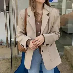 [셀러허브]자켓 봄가을 베이직 투버튼 간절기 (S37692849)