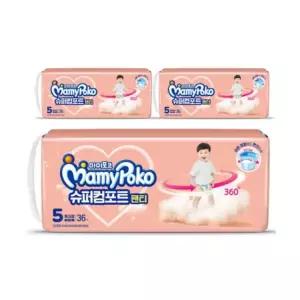 마미포코 슈퍼컴포트팬티 특대형36P x 3팩 남아