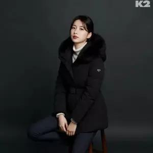 [롯데백화점]케이투 여성 수지 폭스퍼 구스다운 시그니처 티아나 KWW25570