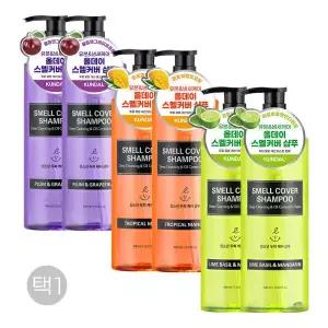 쿤달 올데이 정수리냄새 스멜커버 청소년샴푸 3종 400ml 2개 ord