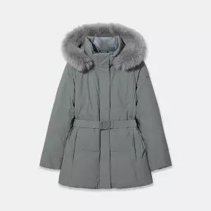 네파 겨울패딩여성 프리미아 벨티드 미드 구스 다운 자켓 - 7L82072 2193693