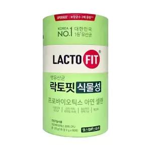 락토핏 생유산균 식물성 프로바이오틱스 아연 2gx60포 1통 shi