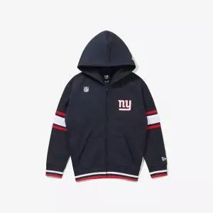 [뉴에라키즈](타임스퀘어점패션관)[키즈]기모 NFL 뉴욕 자이언츠 팀 후드 집업 팀 네이비15409105