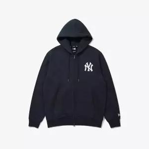 [뉴에라](김해점)(기모) MLB 쿠퍼스 타운 뉴욕 양키스 월드 시리즈 후드 집업 팀 네이비 15357966