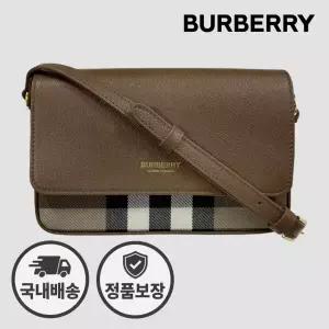 버버리 미니 크로스백 뉴 햄프셔 체크 80845001 81072701 브라운