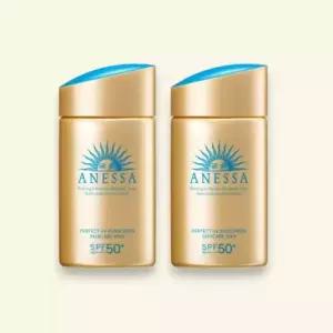 시세이도 아넷사 퍼펙트 UV 선스크린 스킨케어 밀크 60ml 2개