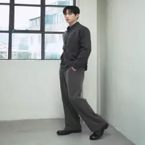 드로우핏 밴딩 와이드 슬랙스 [GREY] DFPT2103GY 2480238