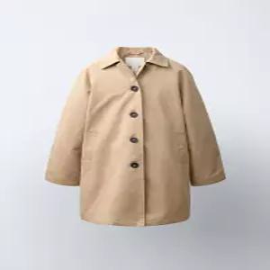 [국내매장] ZARA 여아 퀼티드 안감 트렌치 코트 - 베이지 4323/701/710 554840