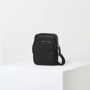 닥스 DBBA4F277BK [크로스백][GRID MAXI][그리드 맥시] 블랙 그리드패턴 가죽배색