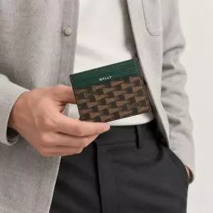 발리 남성 로고 프린트 카드홀더 PNT C CARD CASE I8I4O