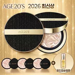 [에이지투웨니스]+AGE20S 앰플 에센스 팩트 골드 볼륨샷 기본 패키지(본품*2+리필*3+골드 캡슐 앰플*1)