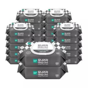모나리자 부드러운 소프트 내추럴 물티슈 100매 24팩