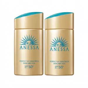 [1+1/단독기획] 아넷사 퍼펙트 UV 선스크린 스킨케어 밀크 60ml 2입 기획