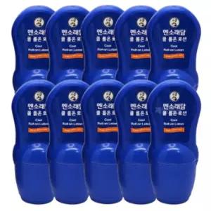 맨소래담 쿨 롤온 로션 50ml 바르는 쿨링 10개