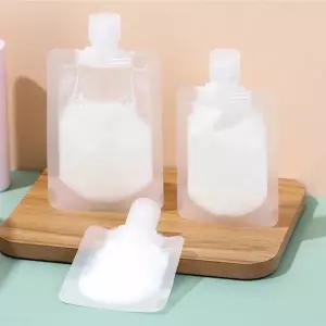 여행용 소분 파우치 투명 튜브 용기 F0011 폴딩백 여행 백 여행 수납 여행용파우치 패션잡화 여행용소품 백