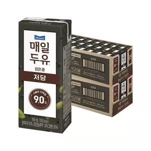 매일유업 두유 매일두유 검은콩 저당 무설탕 190ml 48개 부모님 선물