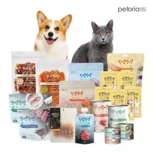 펫토리아 강아지/고양이 인기 간식 한입뚝딱 한캔뚝딱 동결건조 뚝딱뚝딱 대용량 육포