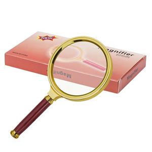 대형 분리형 (골드 원형 돋보기 90mm) 확대경 노인 실버 용품 자연 관찰