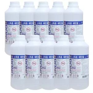 다나 소독용 에탄올 83% 1L x10개 보건소 학교 병원 소독제