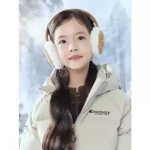 [디스커버리키즈](김해점)정상가 39000원 키즈 코듀로이 트리밍 플리스 이어워머(DKAC2194N)