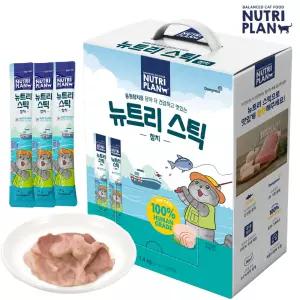 동원 뉴트리플랜 뉴트리스틱 14g x 100개 참치 저염 짜먹는 간식