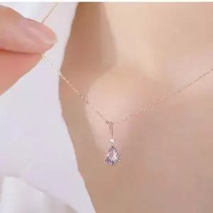 [로이드](센텀시티점)14K 퓨어드롭 물방울 탄생석 팬던트 목걸이 (42cm) LPP19018G LNC21C02G