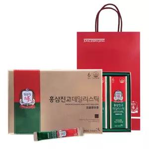 정관장 홍삼진고 데일리스틱 20포 + 쇼핑백 / 100g 홍삼농축액, 홍삼정 선물세트