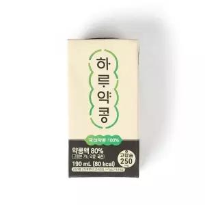하루약콩 두유 72팩