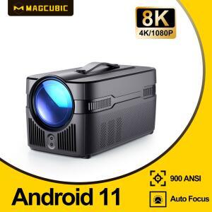 가정용 빔프로젝터 맥큐빅 900ANSI HY450 자동 초점 프로젝터 8K 1080P 초단초점 올위너 H716 BT5 오프셋 홈시어터 음성 지원
