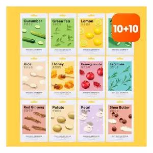 10+10미샤 에어리 밀착 시트 마스크팩 12종 택1 ( 20,000원)