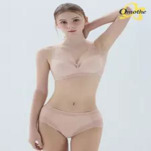 [오모떼]오모떼 올데이 에센셜 모노레이스 브라 팬티 2종세트/오트밀