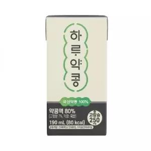 하루약콩 두유 190ml, 72개