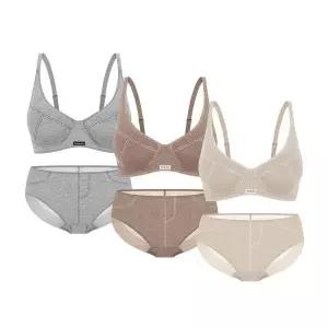 Wonderbra 스티치퓨징 브라팬티 6종 멜란지그레이+코코아+오트밀 WBW6N606162T 812495