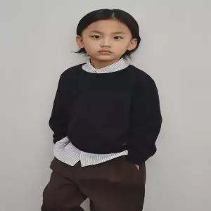 [대구백화점] [빈]네이비 크루넥 스웨터(BA51SW02NV)