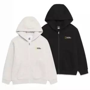 [백화점 정품] 내셔널지오그래픽 키즈 에센셜 후드 집업 남매룩 꽈잠 K263UJP030