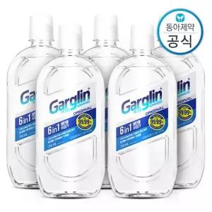 가그린 어드밴스드 제로 오리지날 750ml 5개 무에탄올 무색소 구강청결제 구취 충치예방