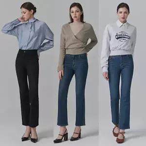 [뱅뱅]26FW 여성 가을 라이크라 플레어핏 데님 3종