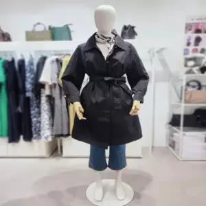 올리비아로렌 OVLR 카라 벨티드 싱글 트렌치코트 voceb5f8211