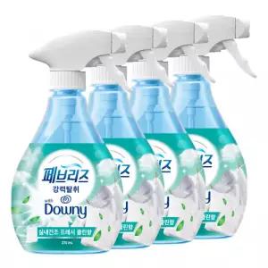 페브리즈 섬유탈취제 실내건조 프레시클린향 370ml 4개
